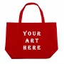 Red Non Woven Shopper Tote Bag